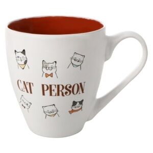 NWOT Cat parent kitty ceramic coffee and tea mug OS in white